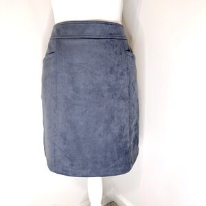 Loft Sueded Pencil Skirt